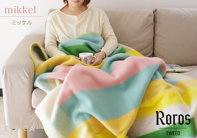 値下げ☆ Roros Tweed ロロスツイード ブランケット 毛布 | leanperu