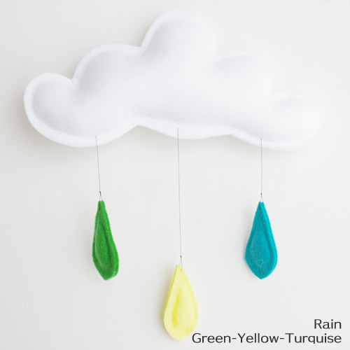 The Butter Flying Rain 20cm　Yellow Mint Green