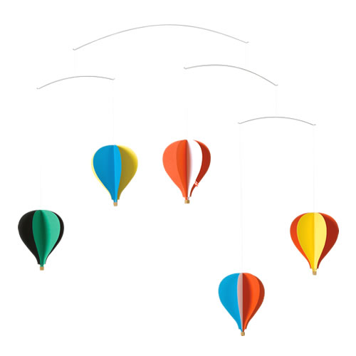 FLENSTED MOBILES　Balloon５（５つの気球）