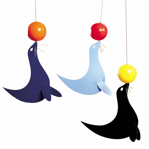 FLENSTED MOBILES　The 3 happy sealions（３匹の幸せなアシカ）