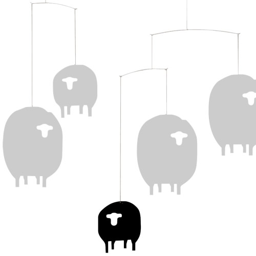 FLENSTED MOBILES　Sheep mobile（ひつじのモビール）