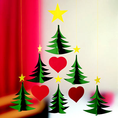 FLENSTED MOBILES　Christmas tree6（クリスマスツリー 6）